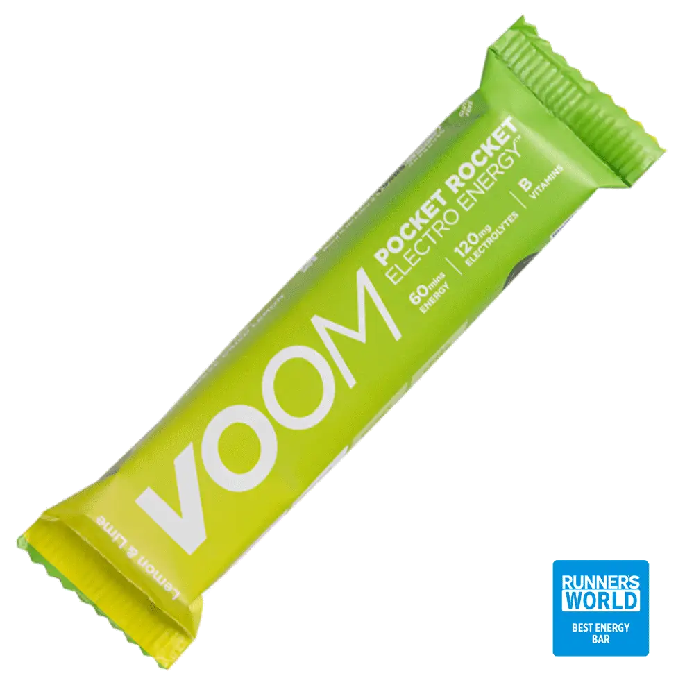 The best energy bar for endurance performance and easy digestion | VOOM Pocket Rocket Review